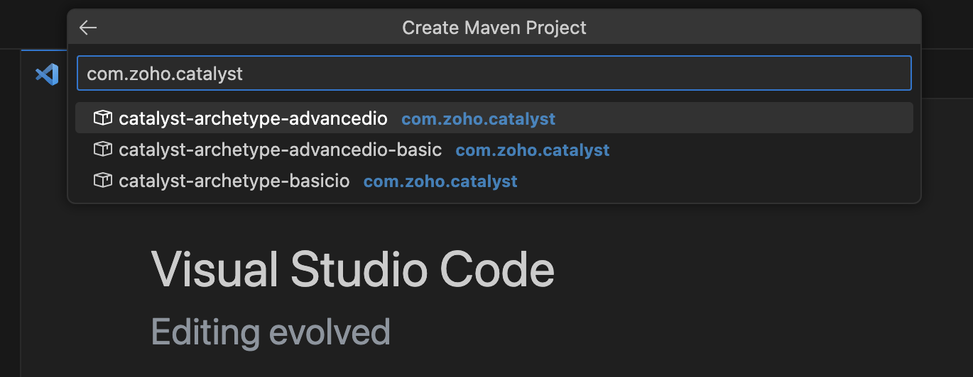 maven-archetype-create-function