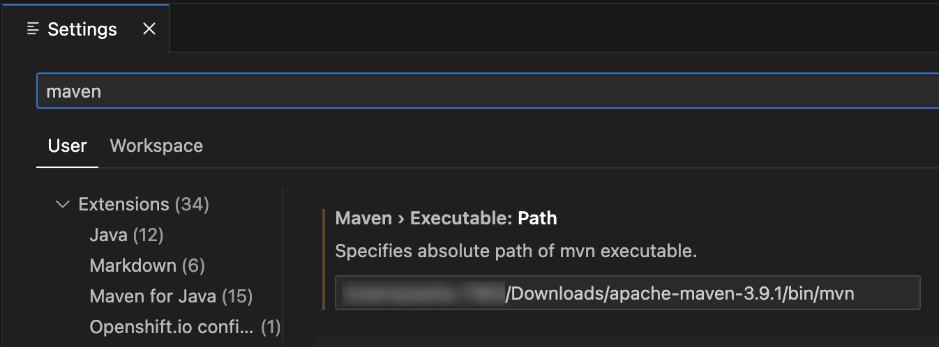 maven-settings-executable