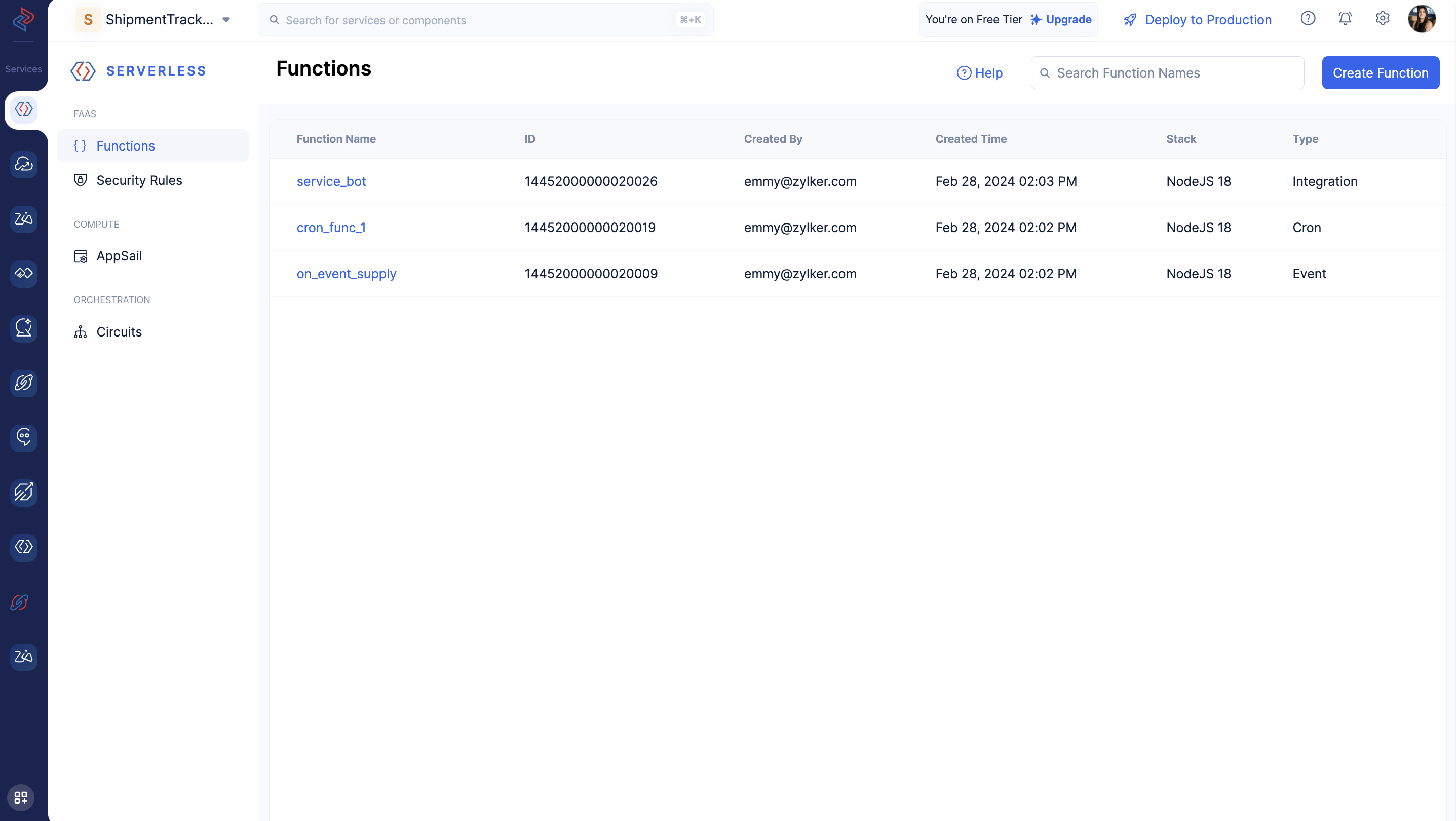 catalyst_tunneling_serverless_functions_list