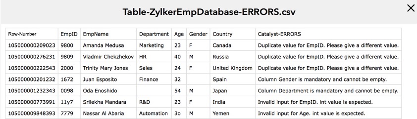 Data Store CLI Import