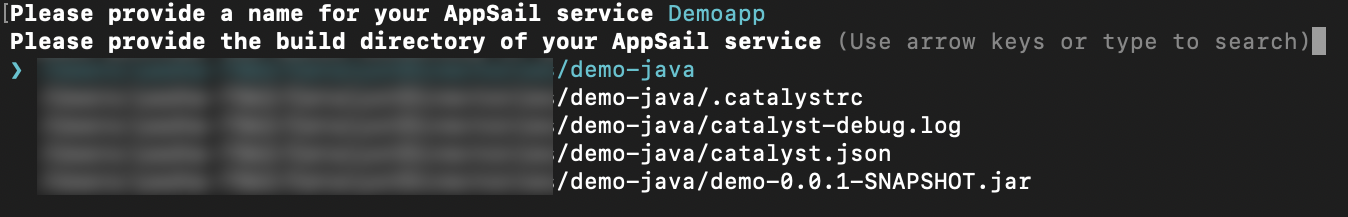 catalyst_cli_appsail_deploy