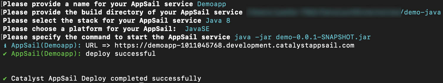 catalyst_cli_appsail_deploy