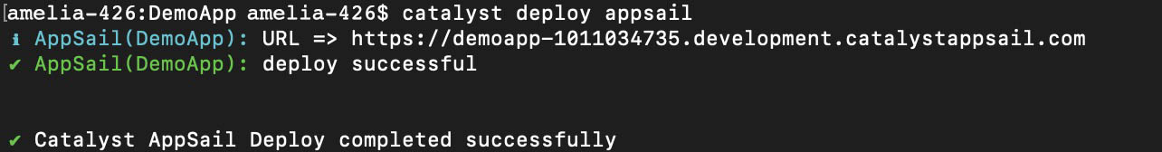 Deploy AppSail