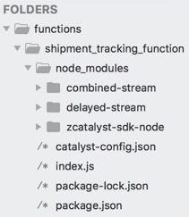 Initialize functions- Node.js Function Directory