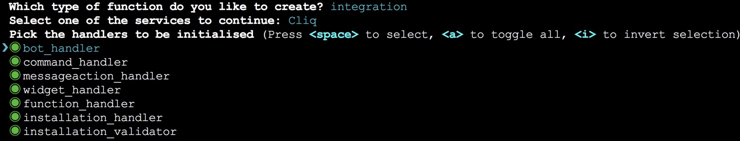 Initialize functions- Integration Functions