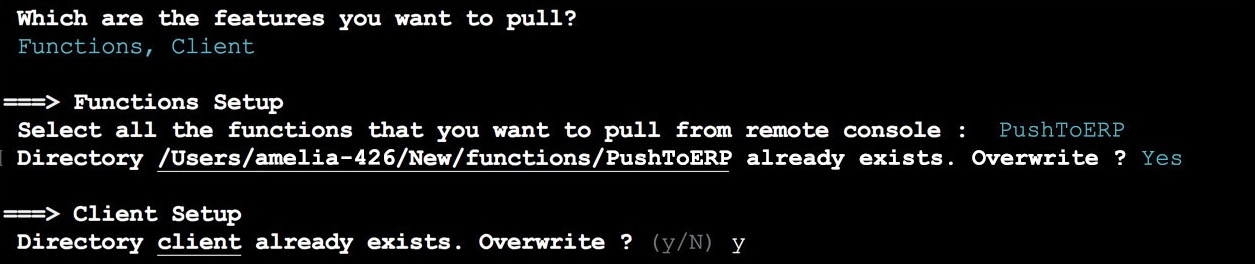 Pull Resources- Overwrite Existing Resources