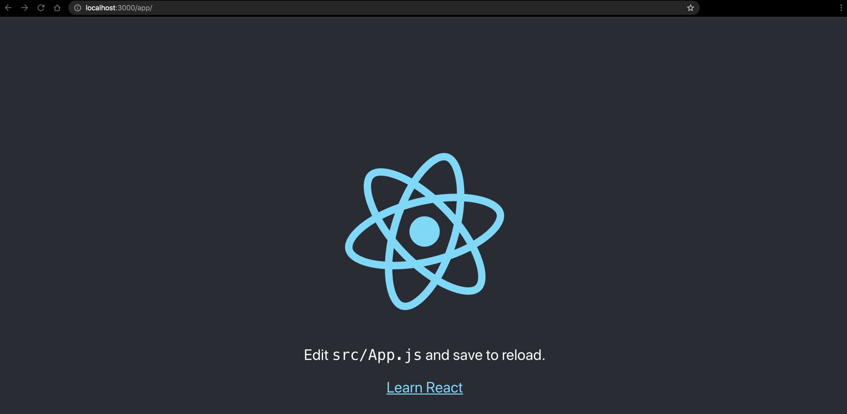 Serve React Applications