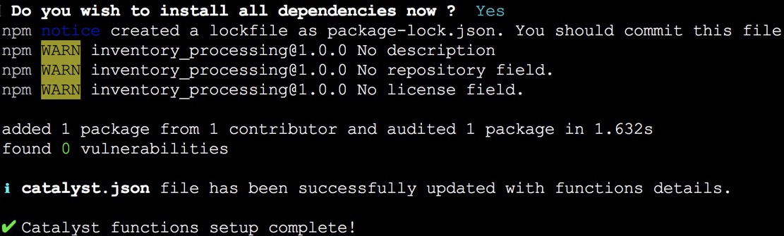 Set up Node Function