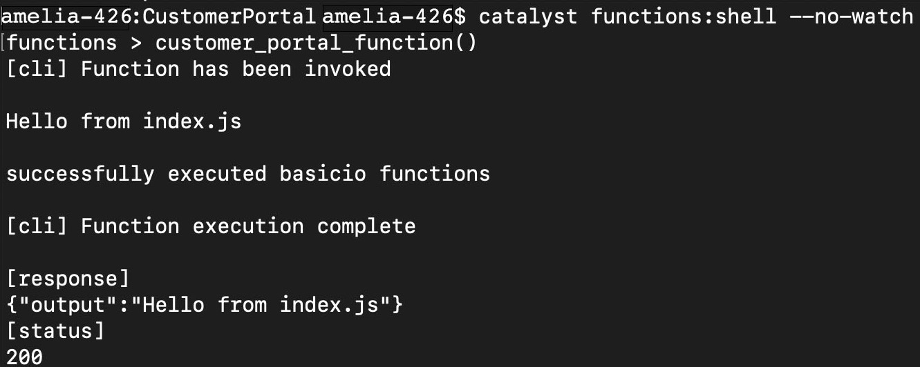 Functions Shell- No Watch