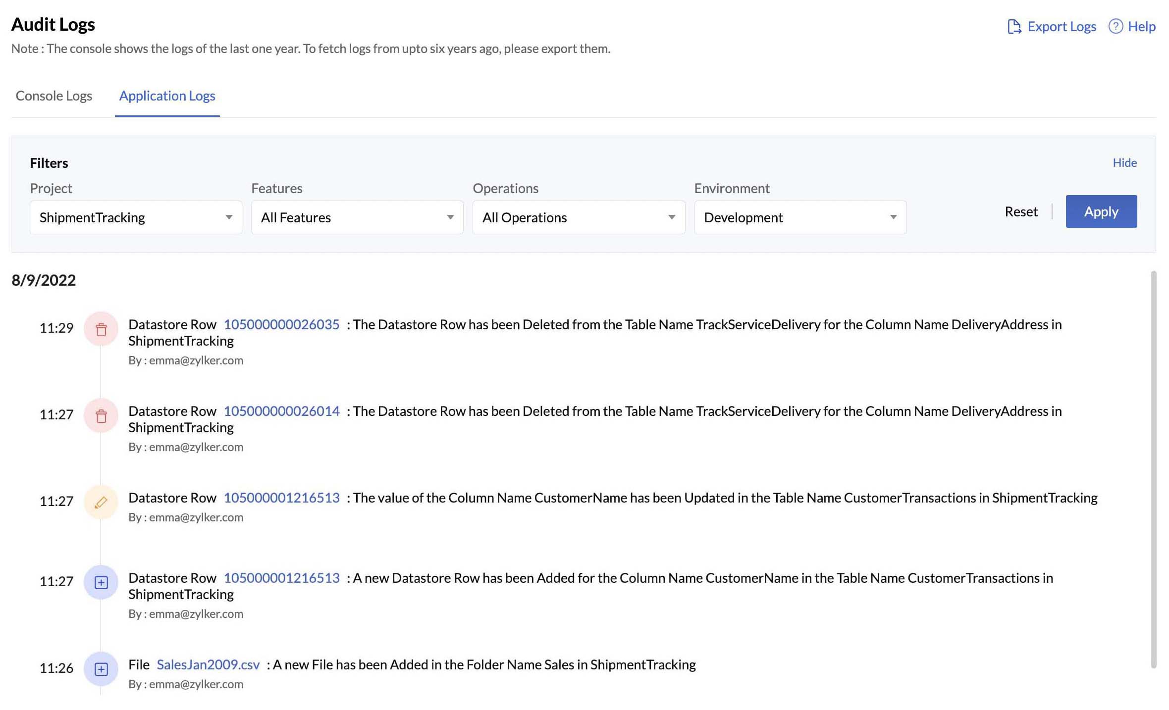 catalyst_console_audit_application