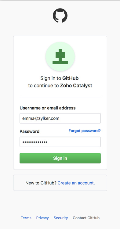 catalyst_console_github_authentication