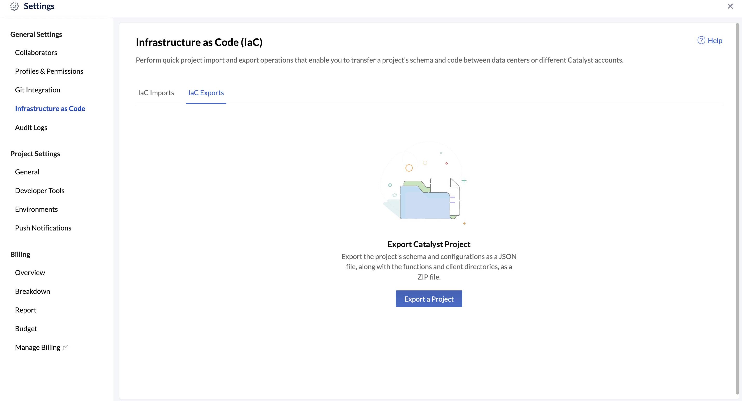 catalyst_console_iac_exports