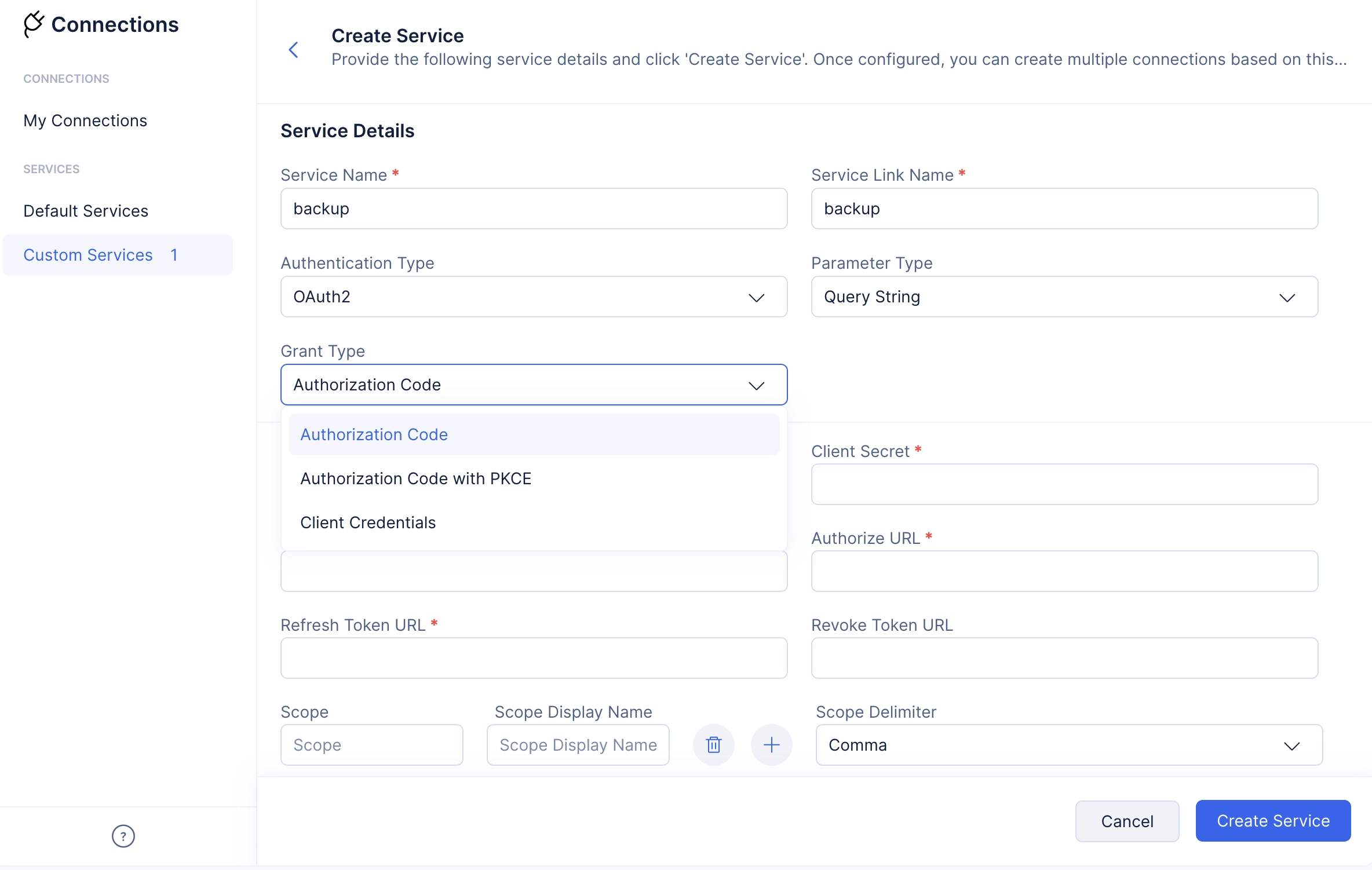 catalyst_cloudscale_connections_custom_service_ba_cs_auth2_sel_granttype