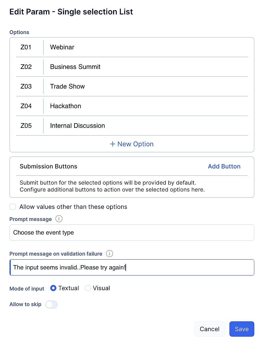 single-selection-list-ex