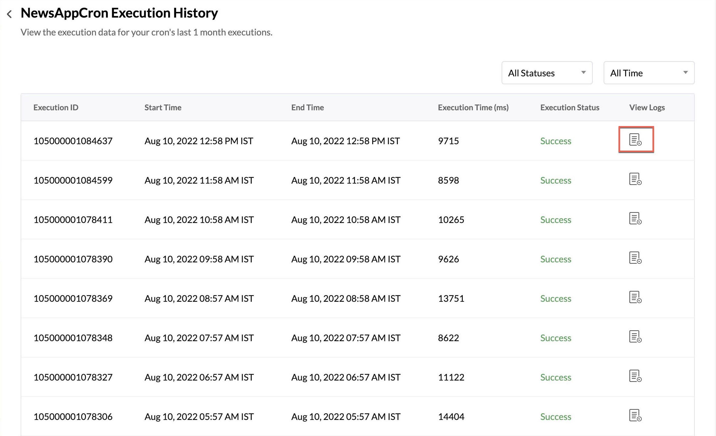 catalyst_cron_execution_history