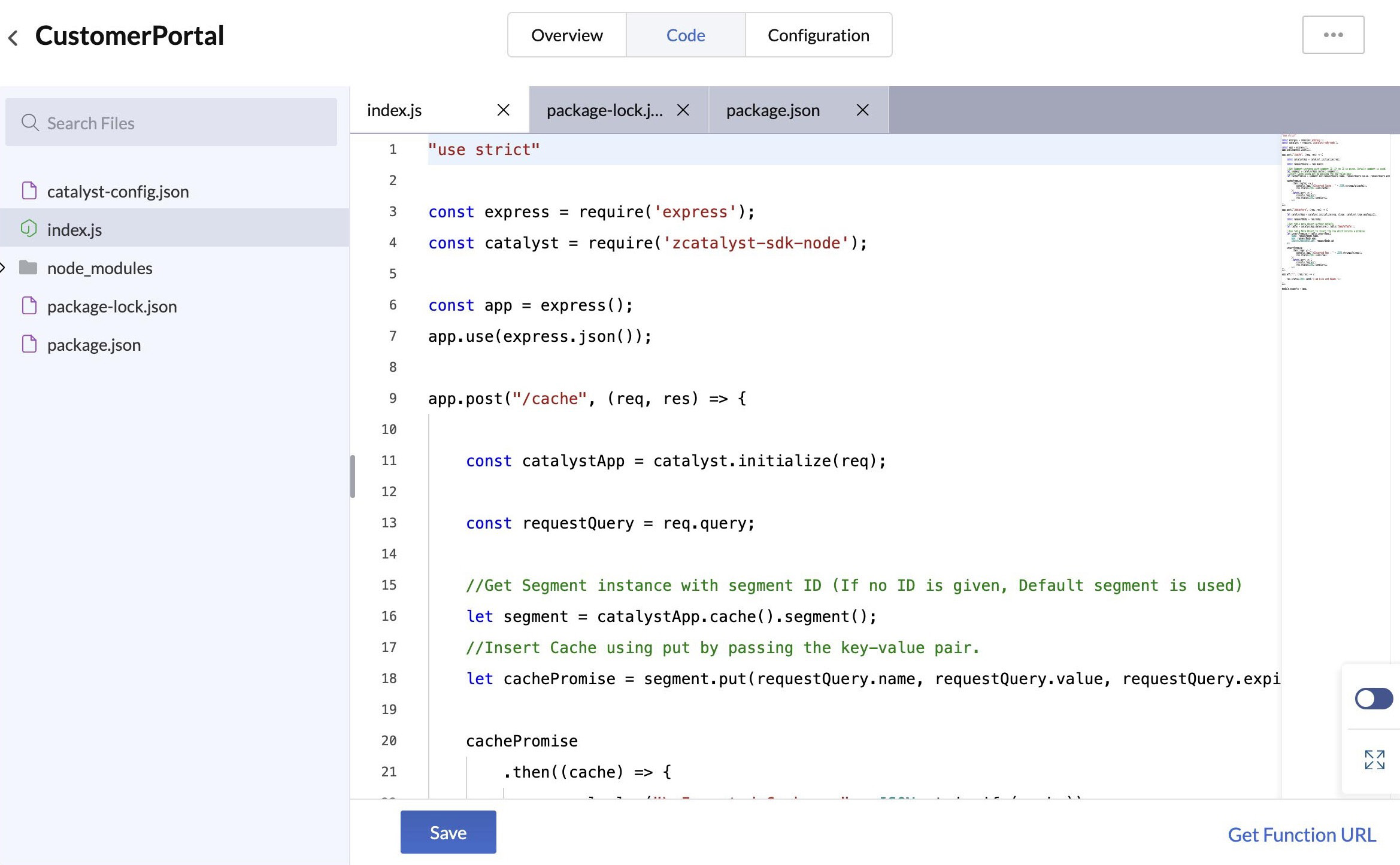 Functions- Code Editor