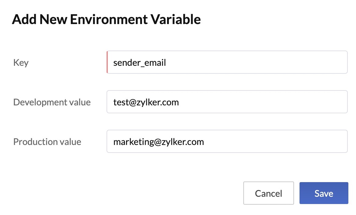 Functions- Create an Environmental Variable