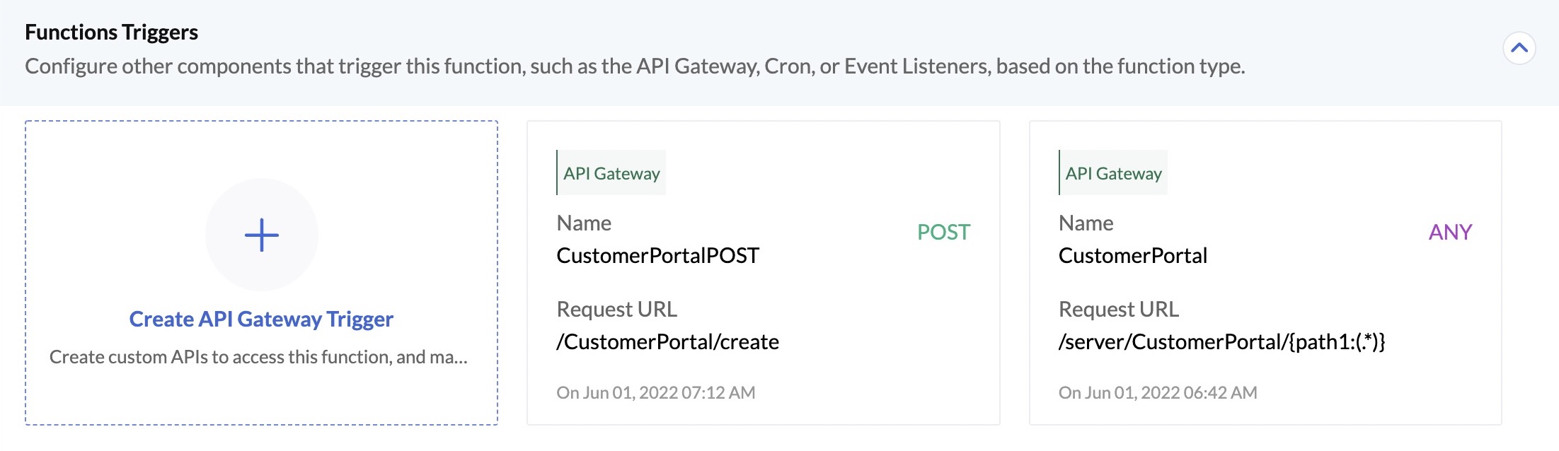 Functions- API Gateway Trigger