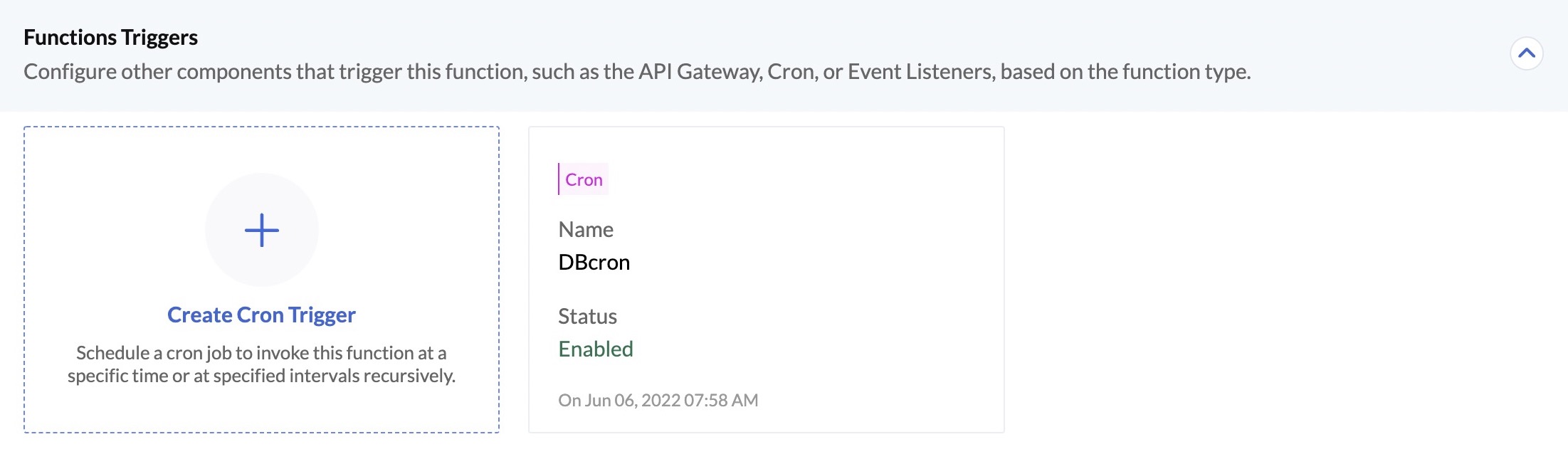 Functions- Cron Trigger