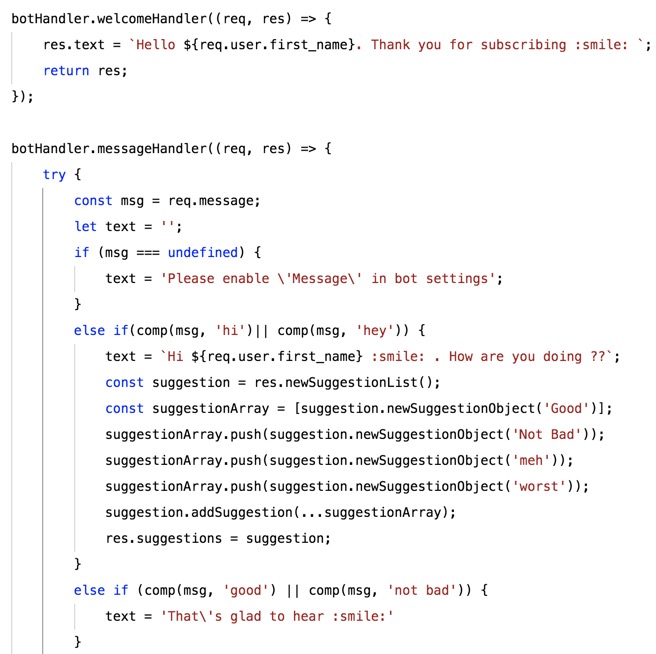 Functions- Cliq Integration Function Handler Classes