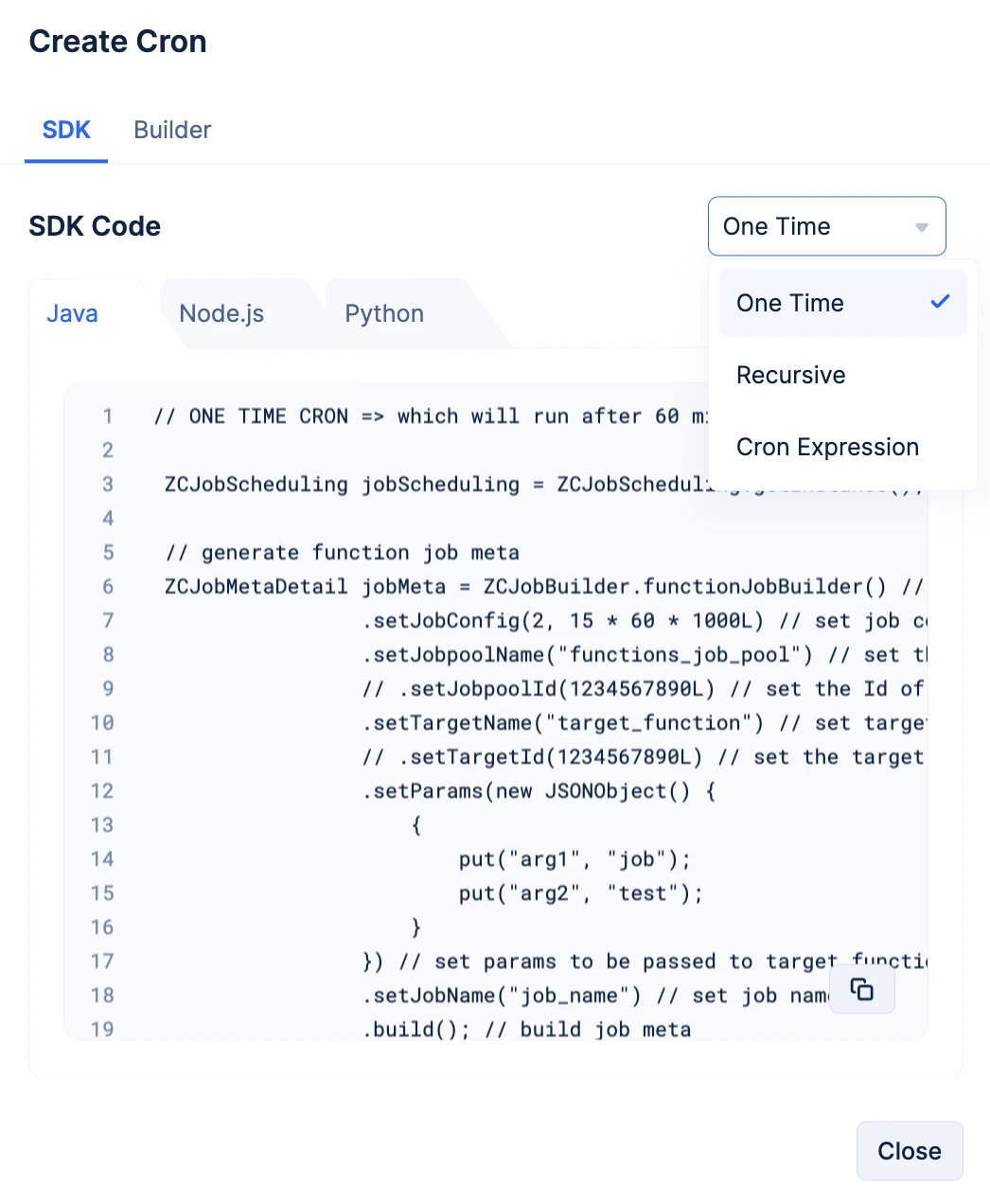 catalyst_job_scheduling_dynamic_cron_sdk_snip_drop-down