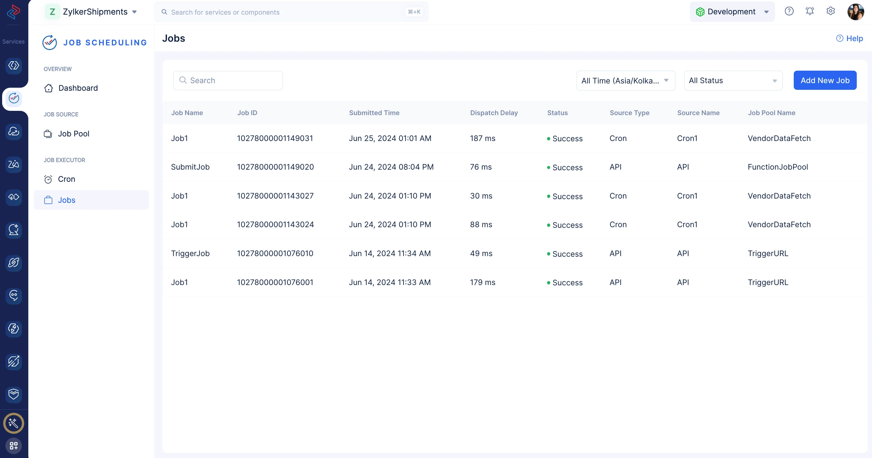 catalyst_job_scheduling_jobs_manage_start_jobssection