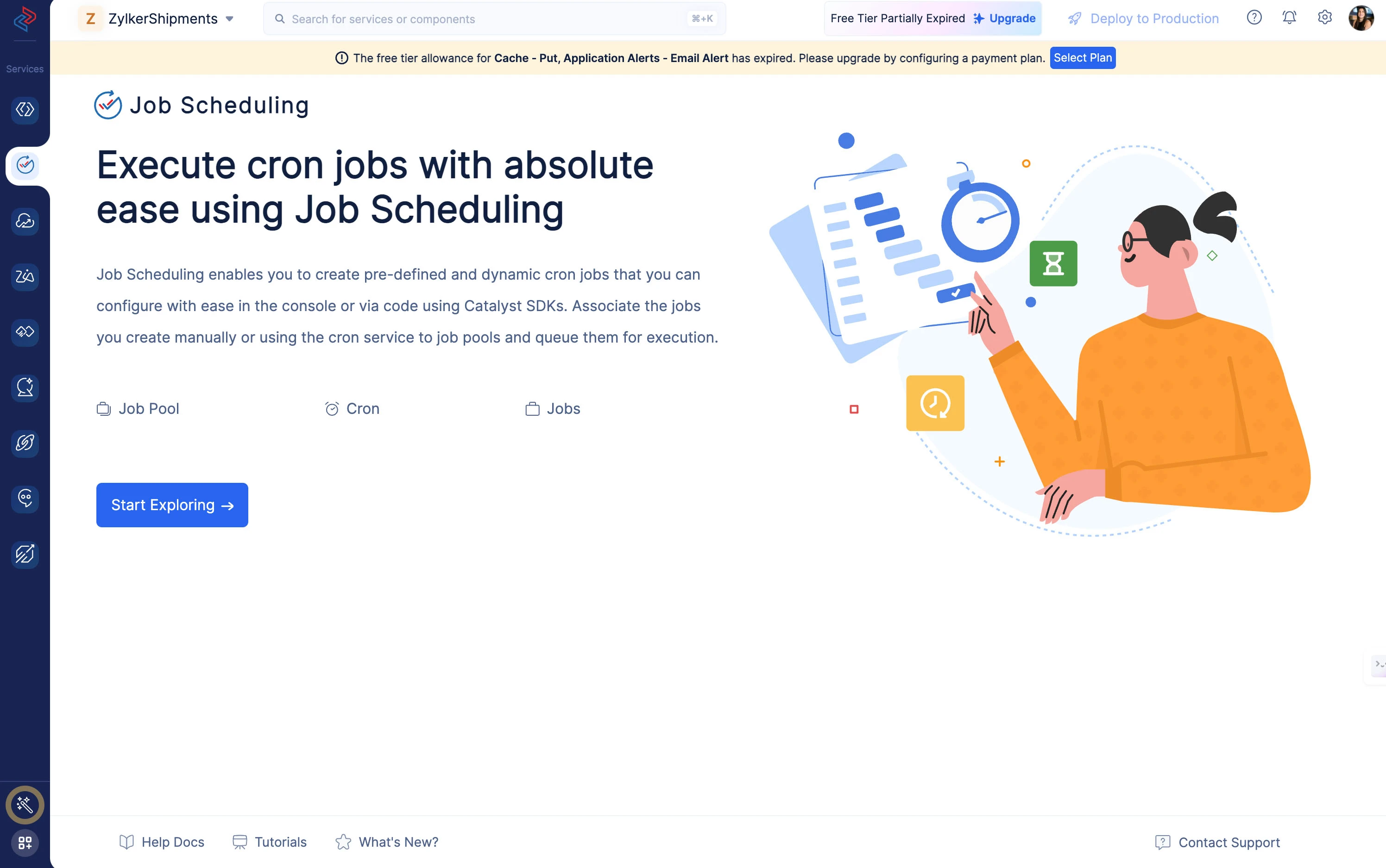 catalyst_job_scheduling_start_exploring_page