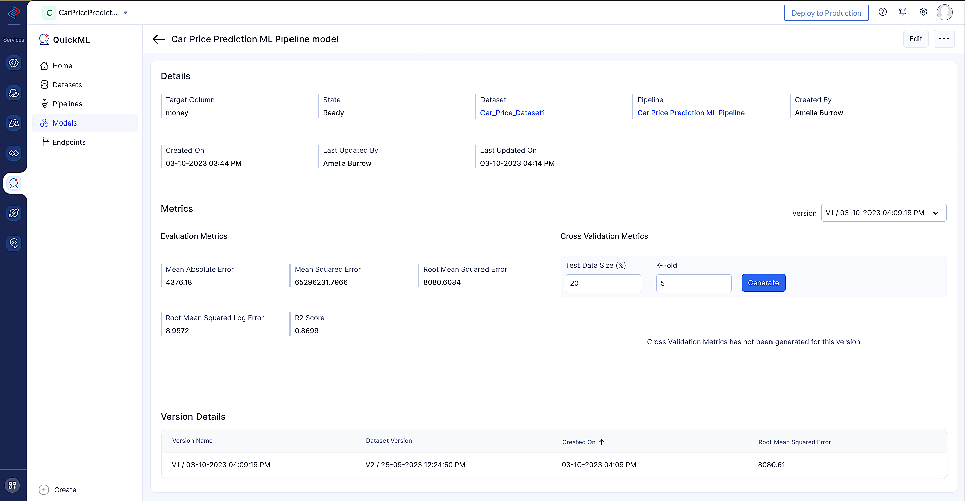 Create ML Pipeline 6