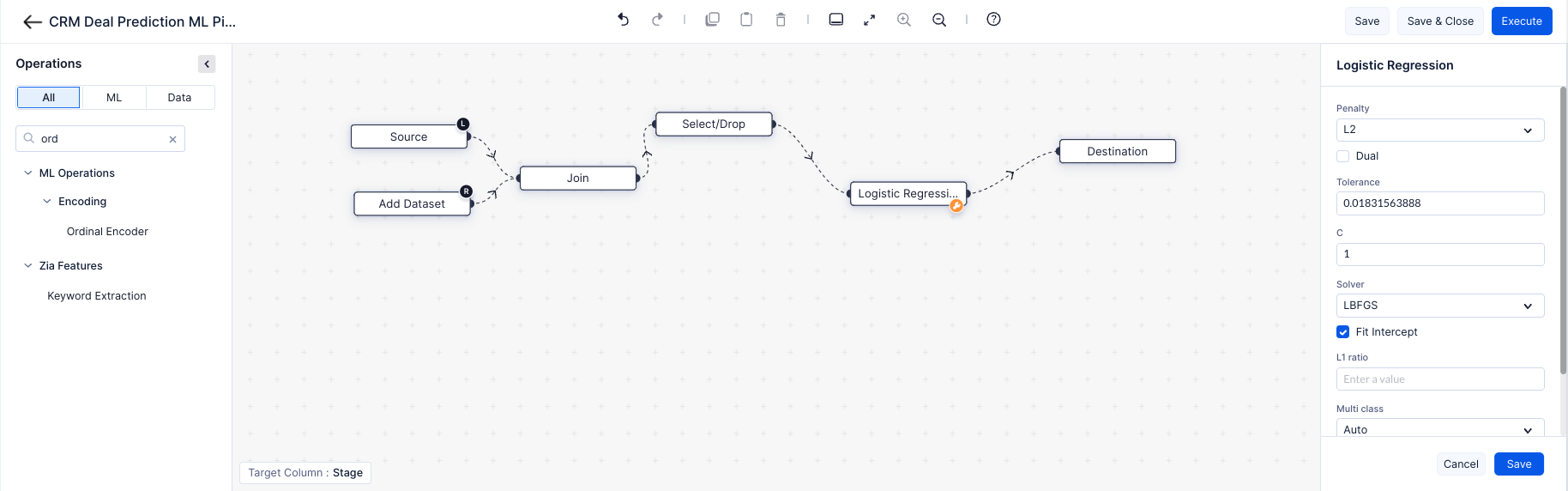 Pipeline Builder Interface