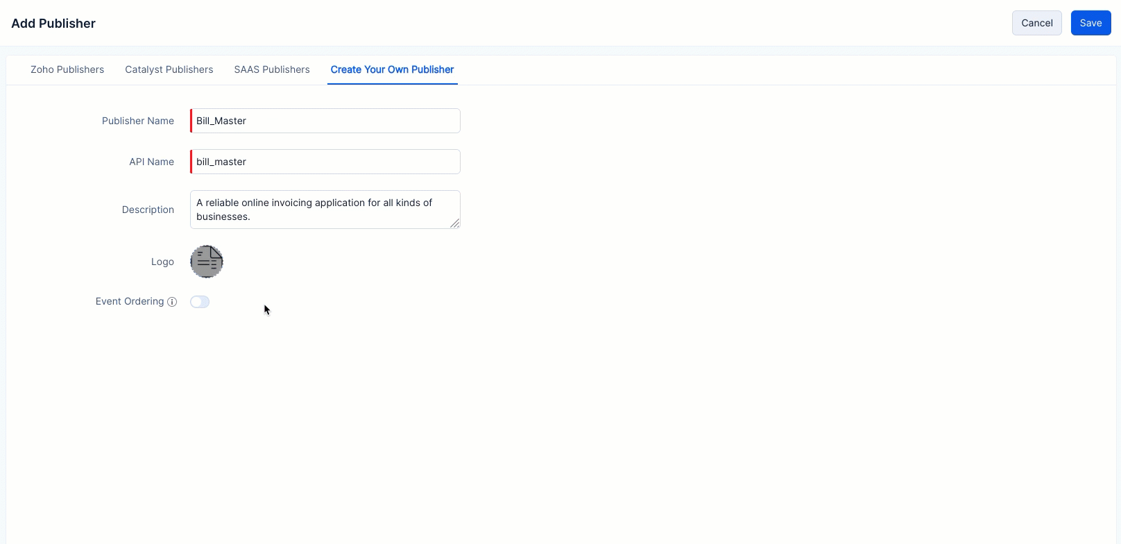 Enabling Event Order