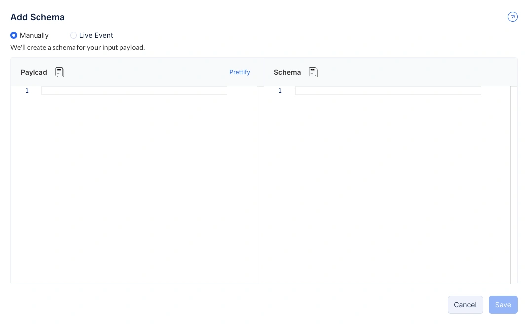 Generating Event Schema