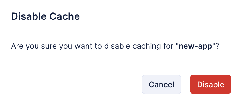 disable-cache