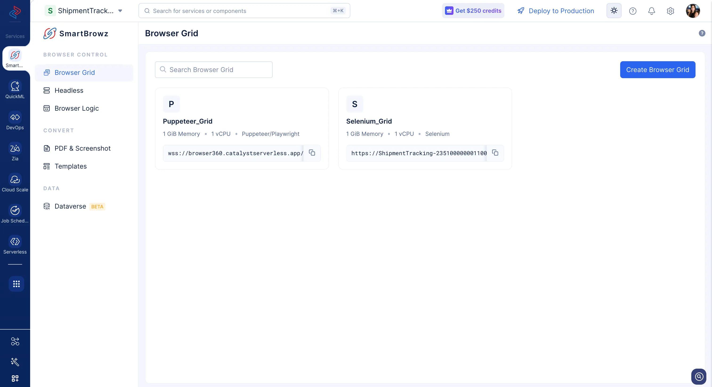 catalyst_smartbrowz_browsergrid_predef_grids