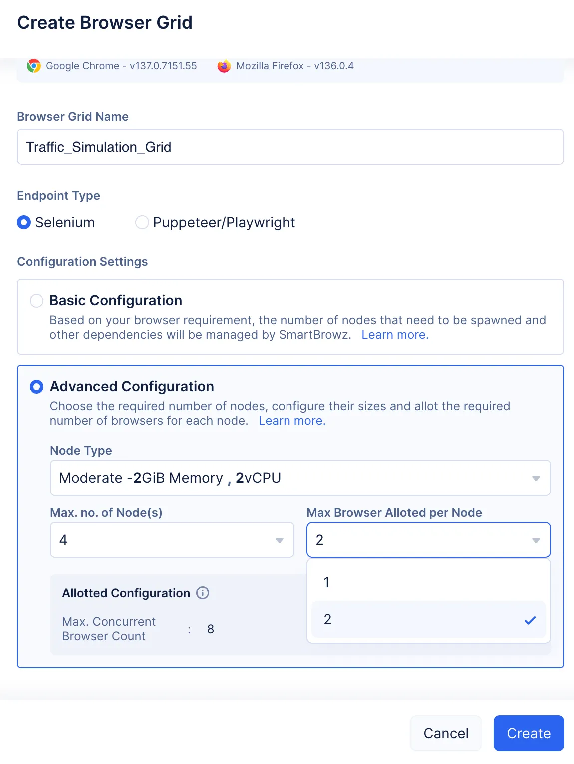 catalyst_smartbrowz_browsergrid_select_adv_config_light_browser_cmpltd