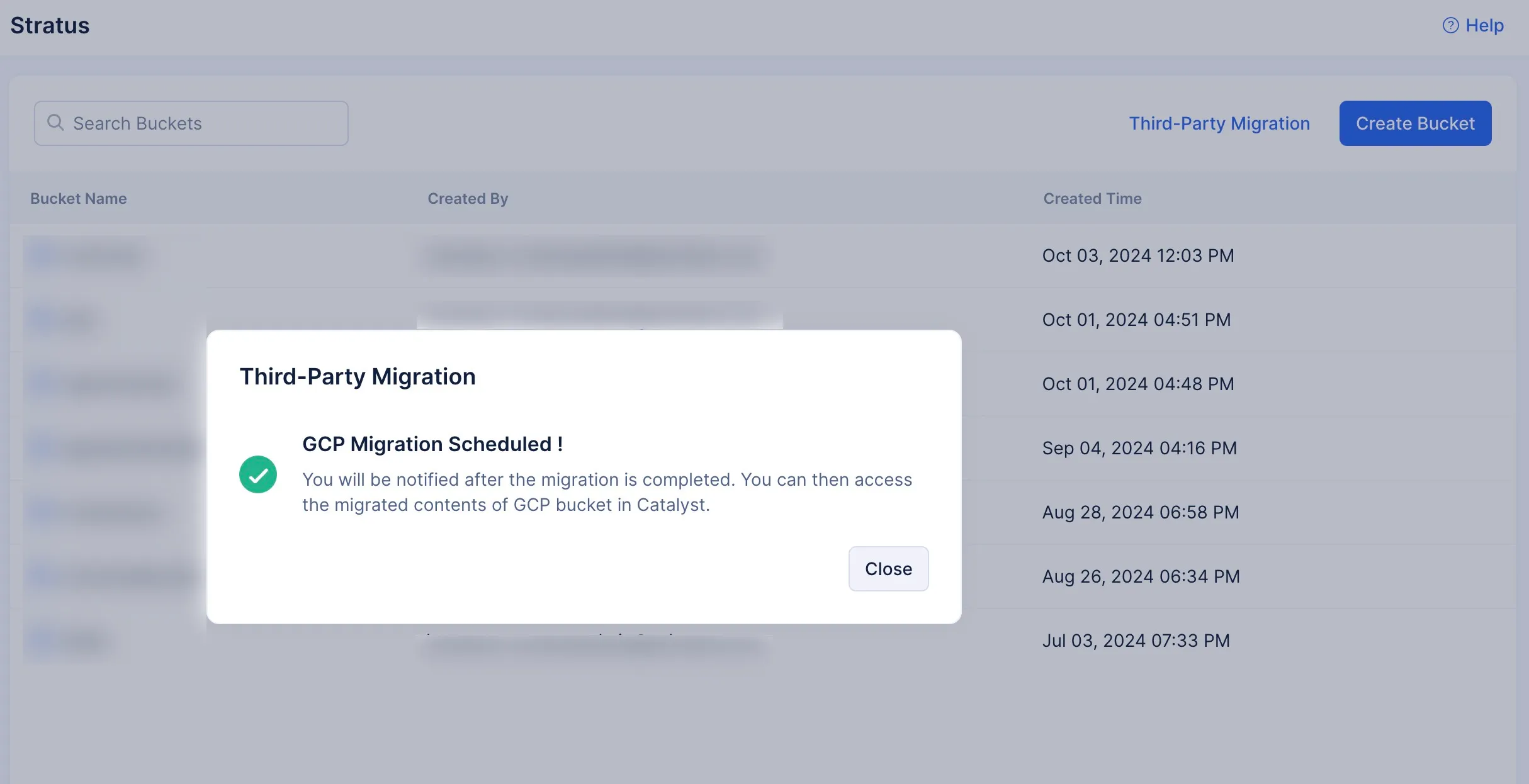 catalyst_startus_gcp_migration_scheduled_console