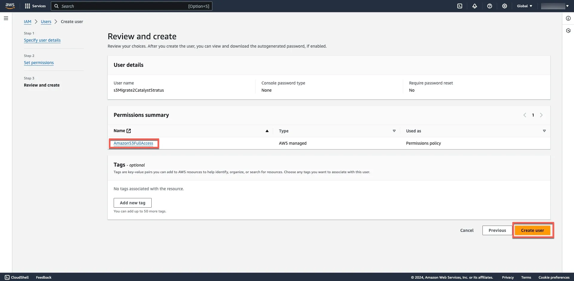 catalyst_stratus_aws_migrate_review_create_user