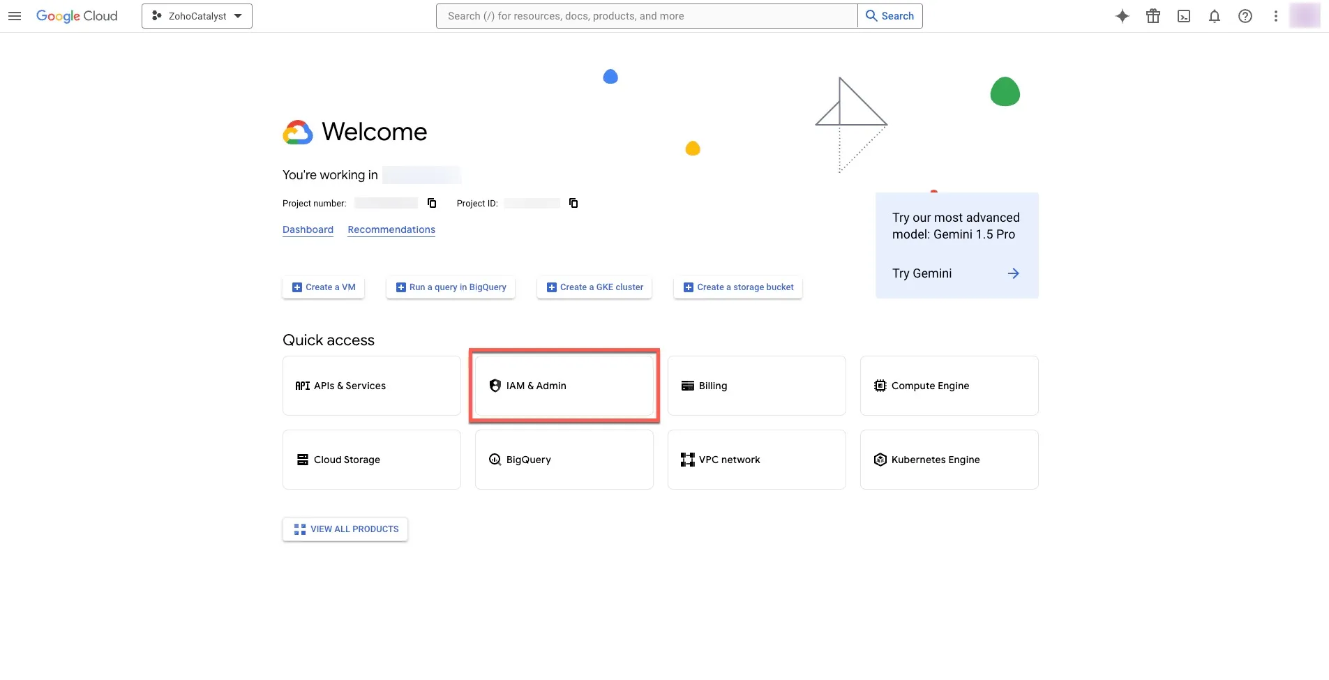 ccatalyst_stratus_gcp_console_first_page