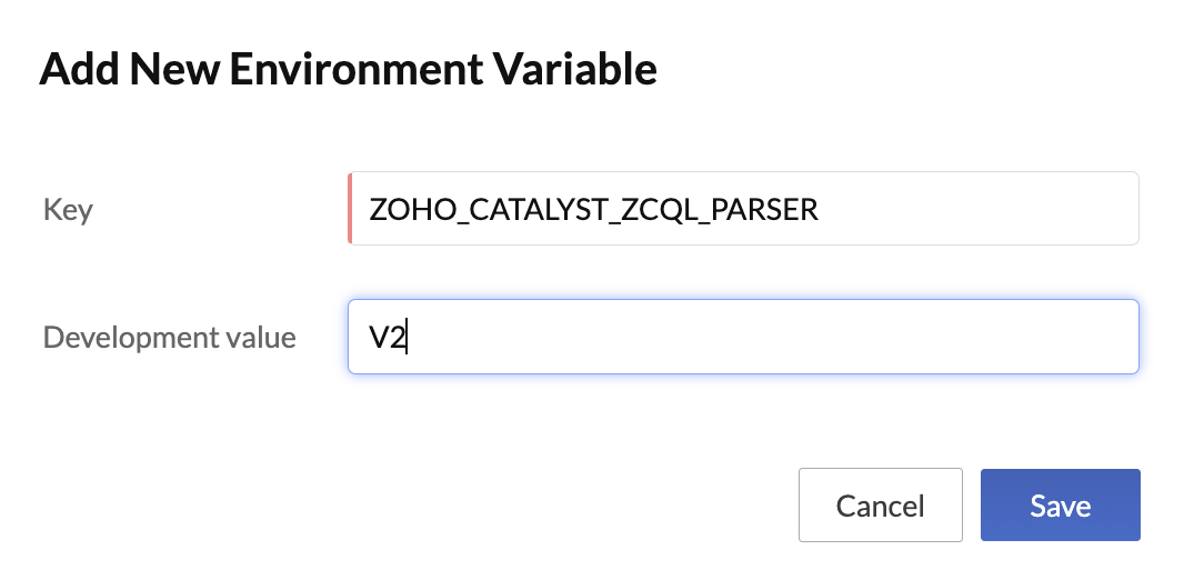 catalyst_zcql_parser_env_setting