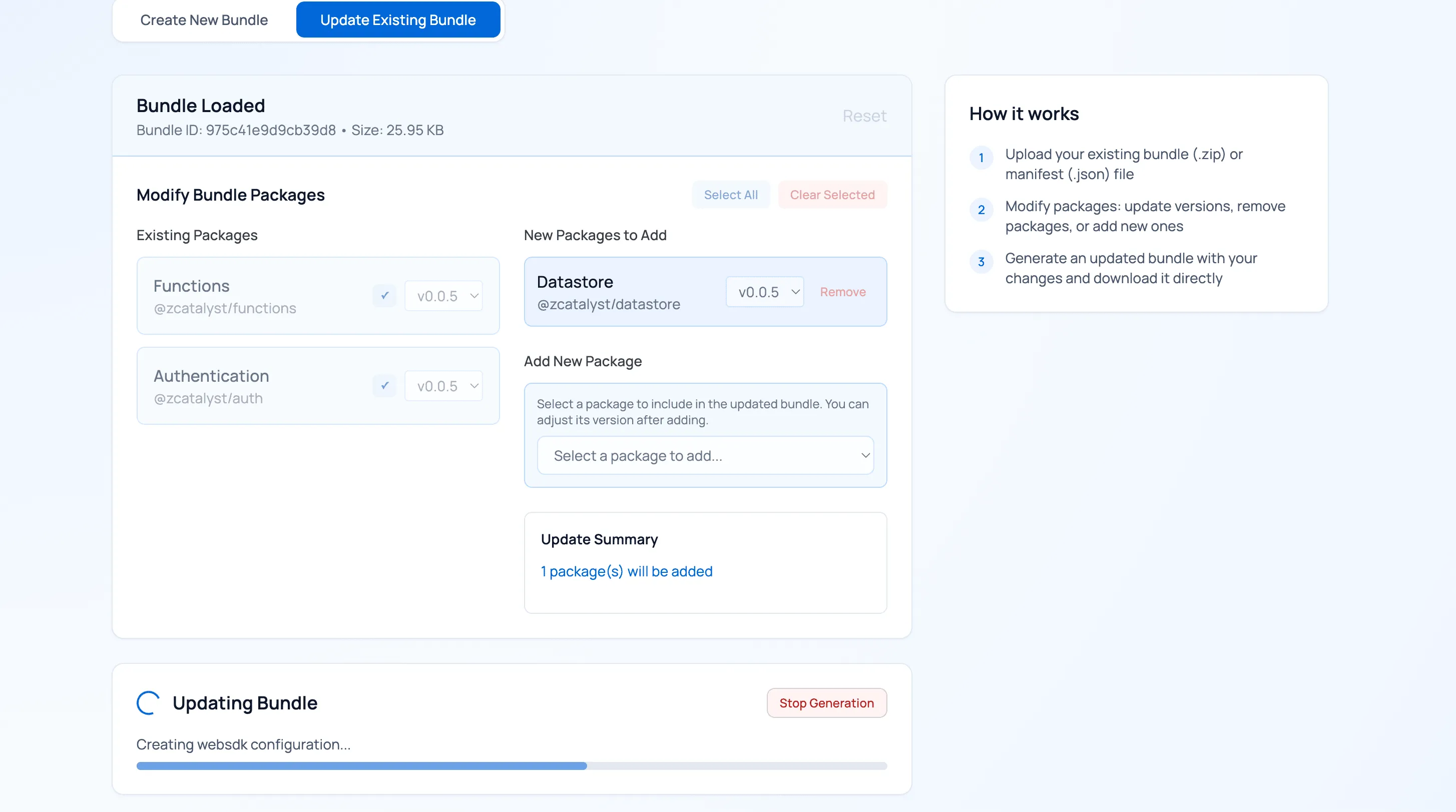 catalyst-modular-sdk-webpack-update-building-bundle