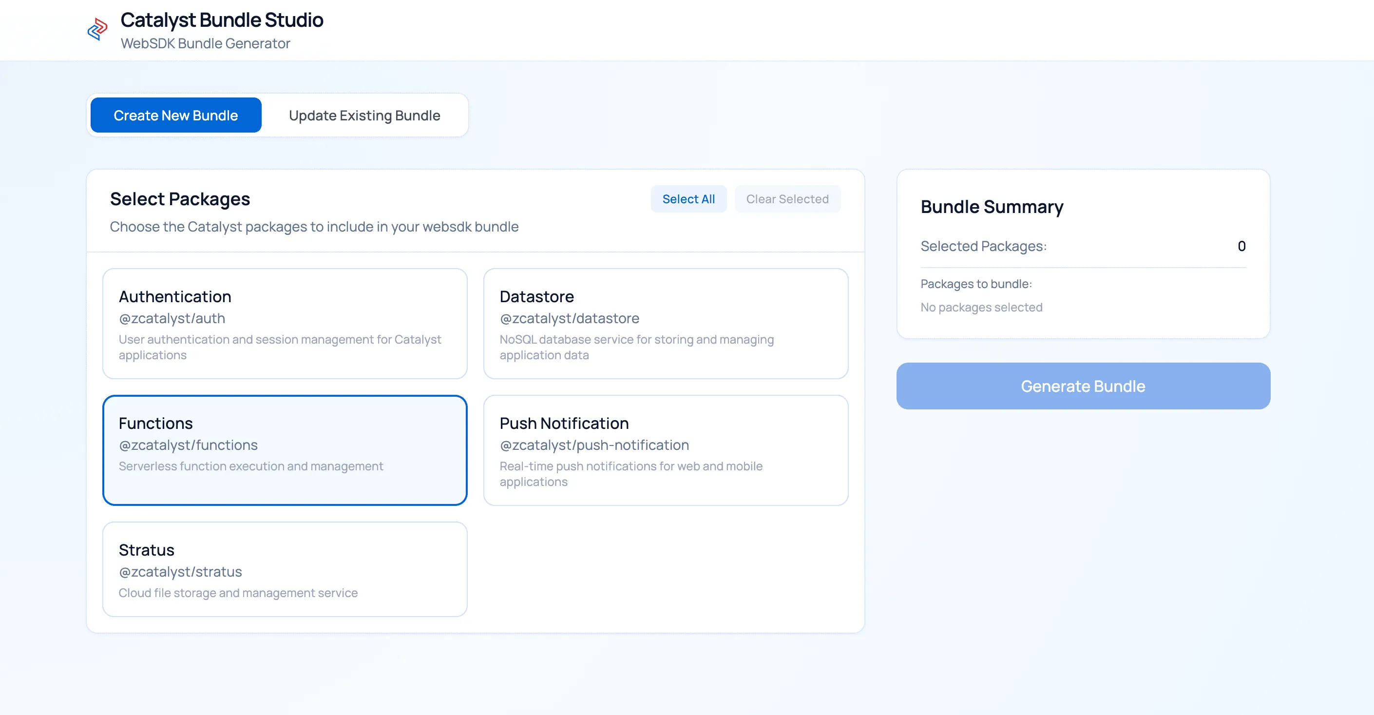 catalyst_modular_sdk_webpack_gen_first_look