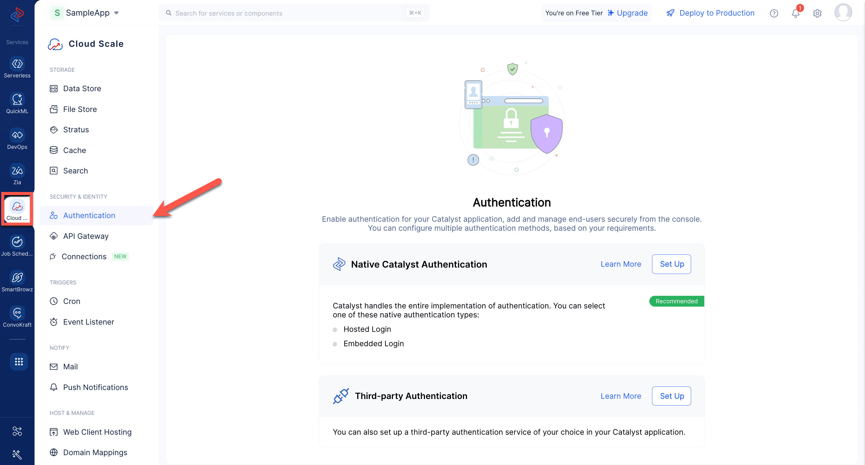 select-authentication