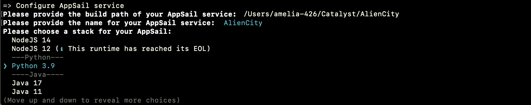 catalyst_alien_city_cli_appsail_py_stack_select