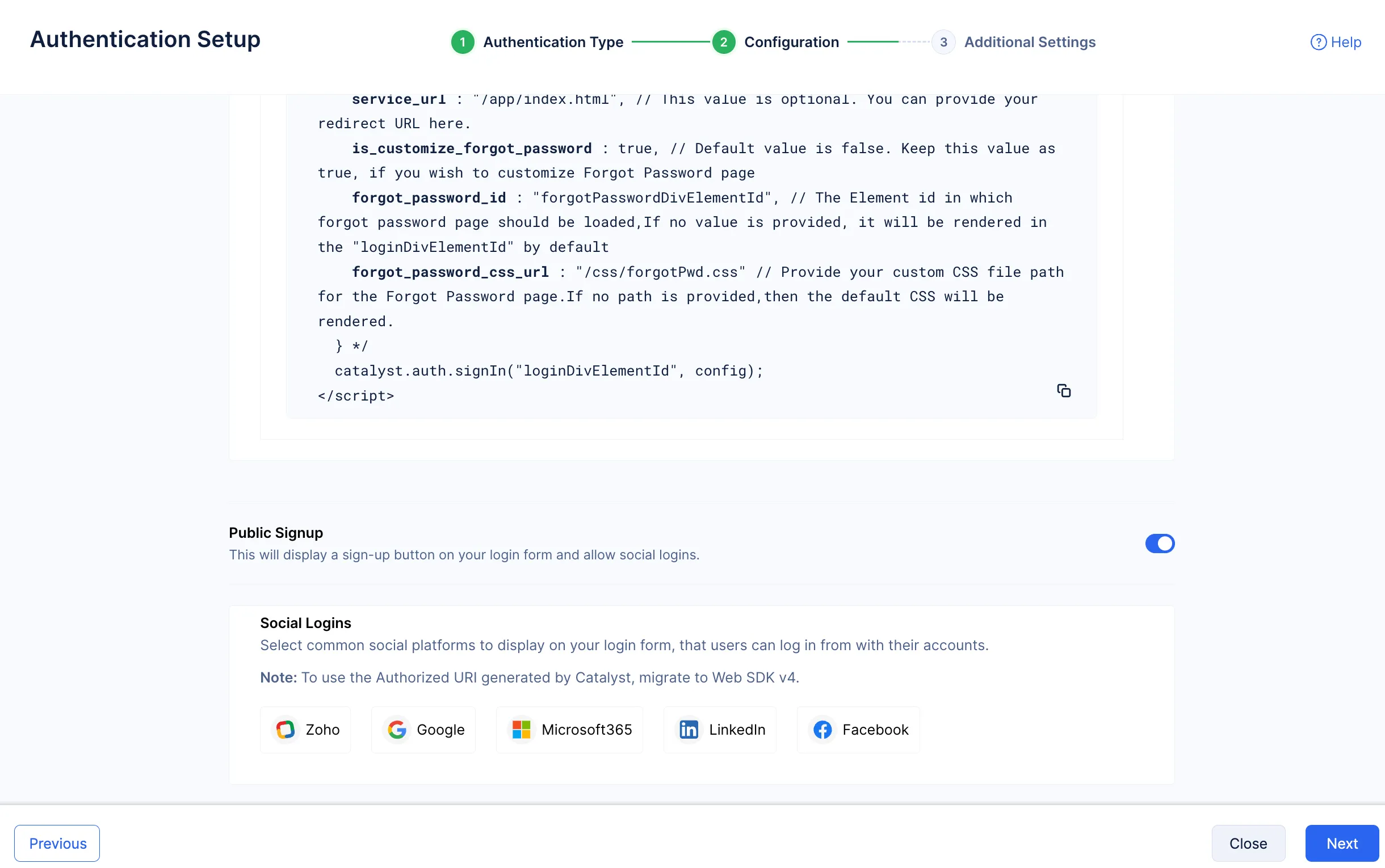 catalyst_tutorials_jobscheduling_authentication_setup_embedded_public_enabled