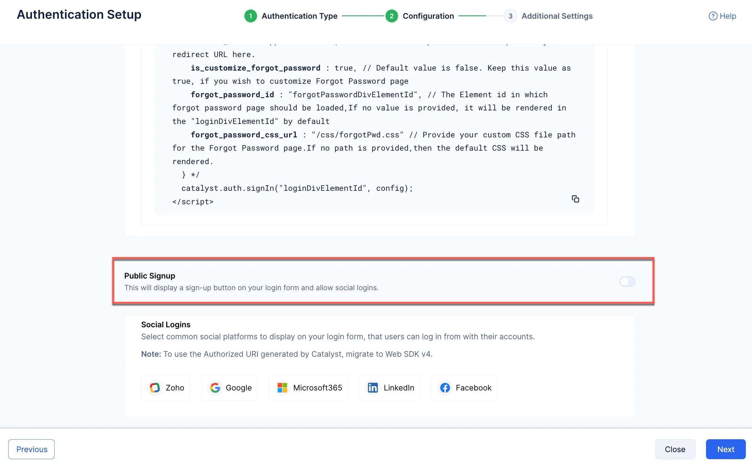 catalyst_tutorials_jobscheduling_authentication_setup_embedded_public_toggle
