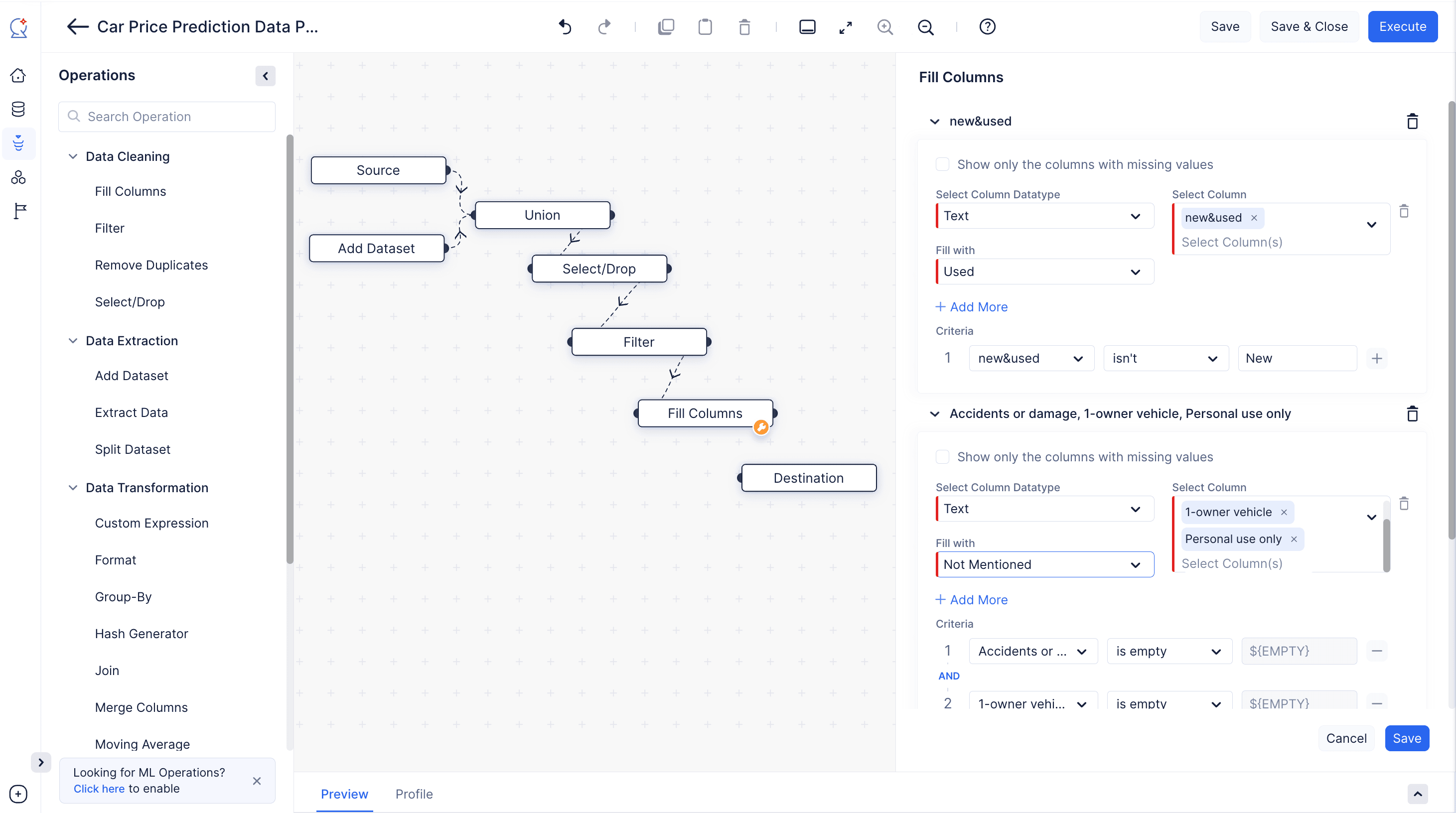 Fill Column