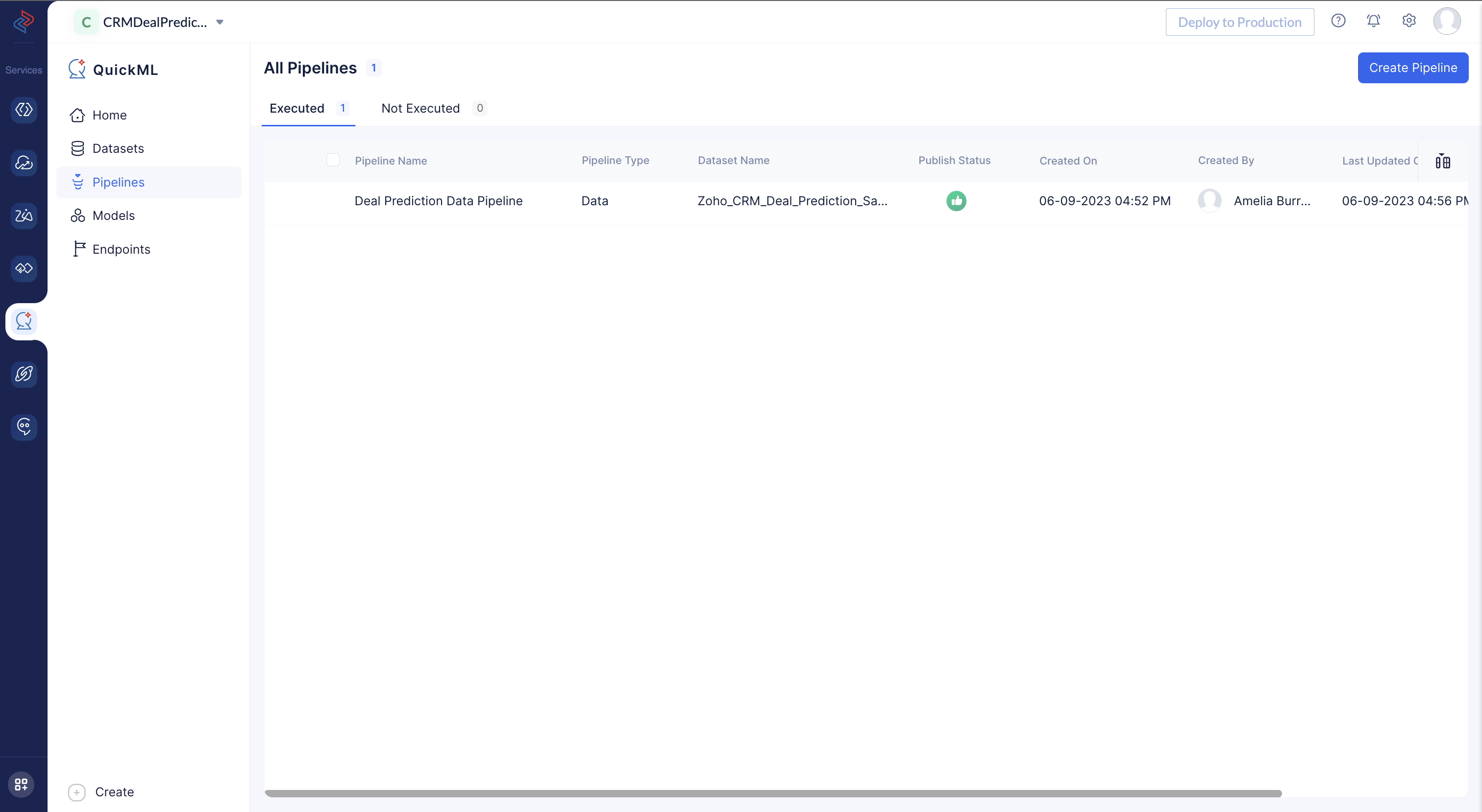 ML Pipeline Creation 1