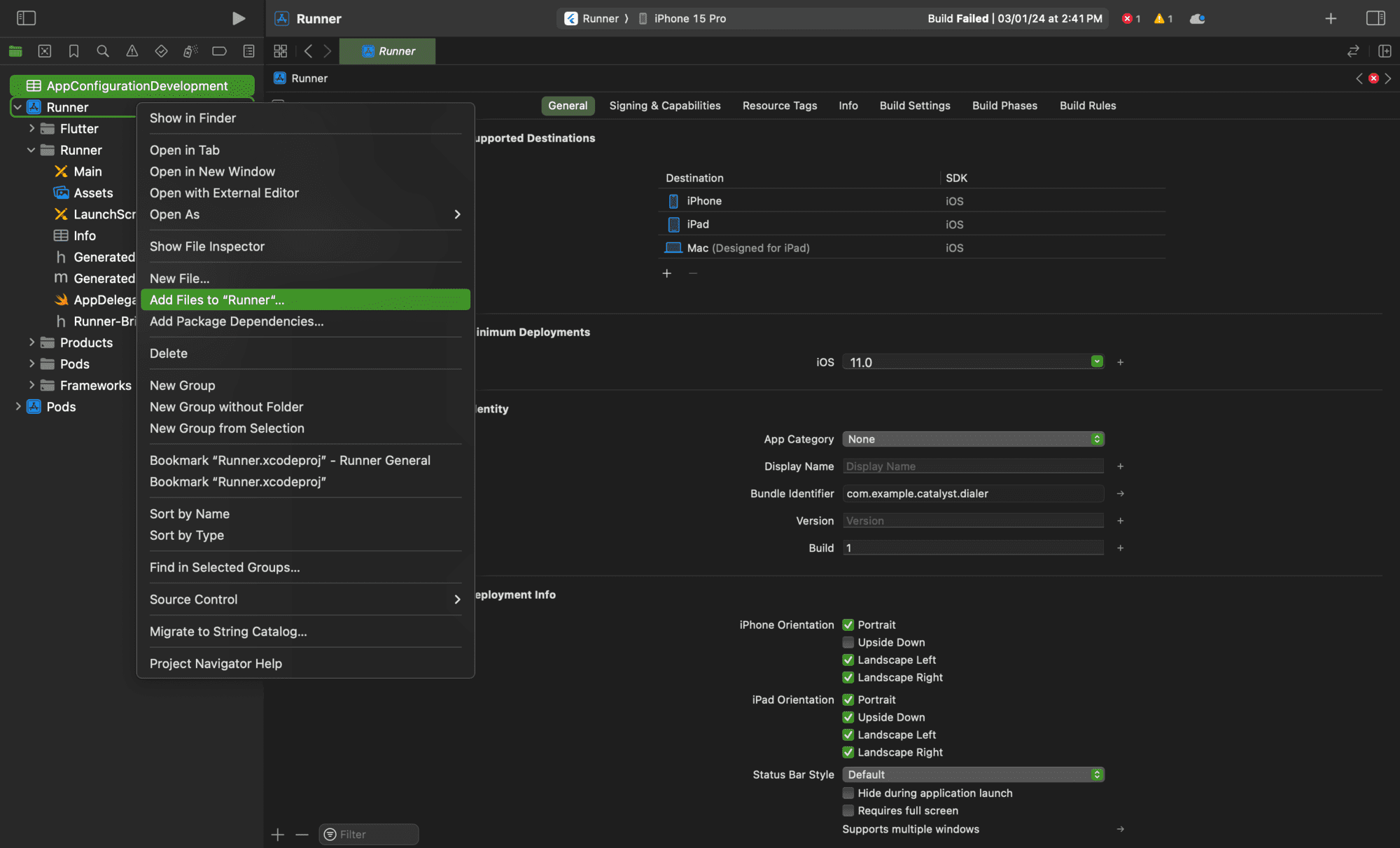 add-ios-config