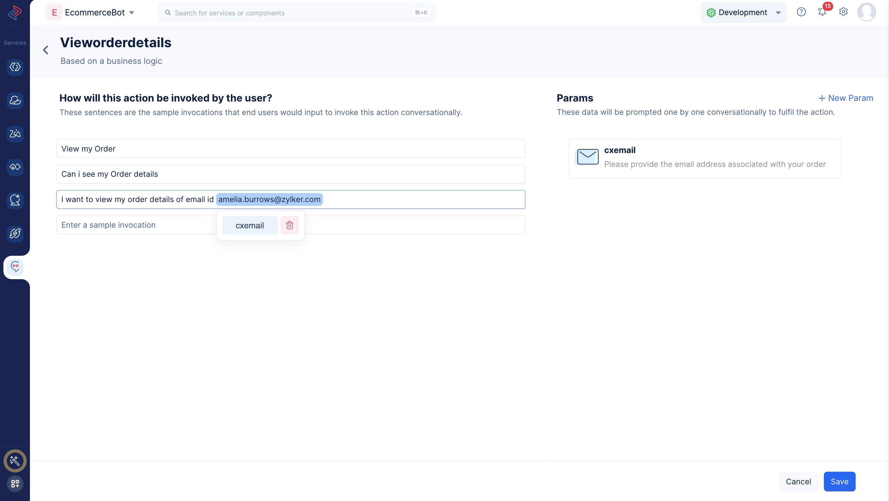 view-order-sample-sentences