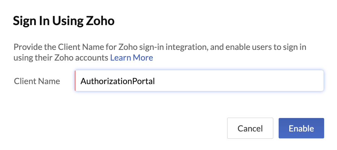 catalyst_authentication_social_login_zoho_configuring