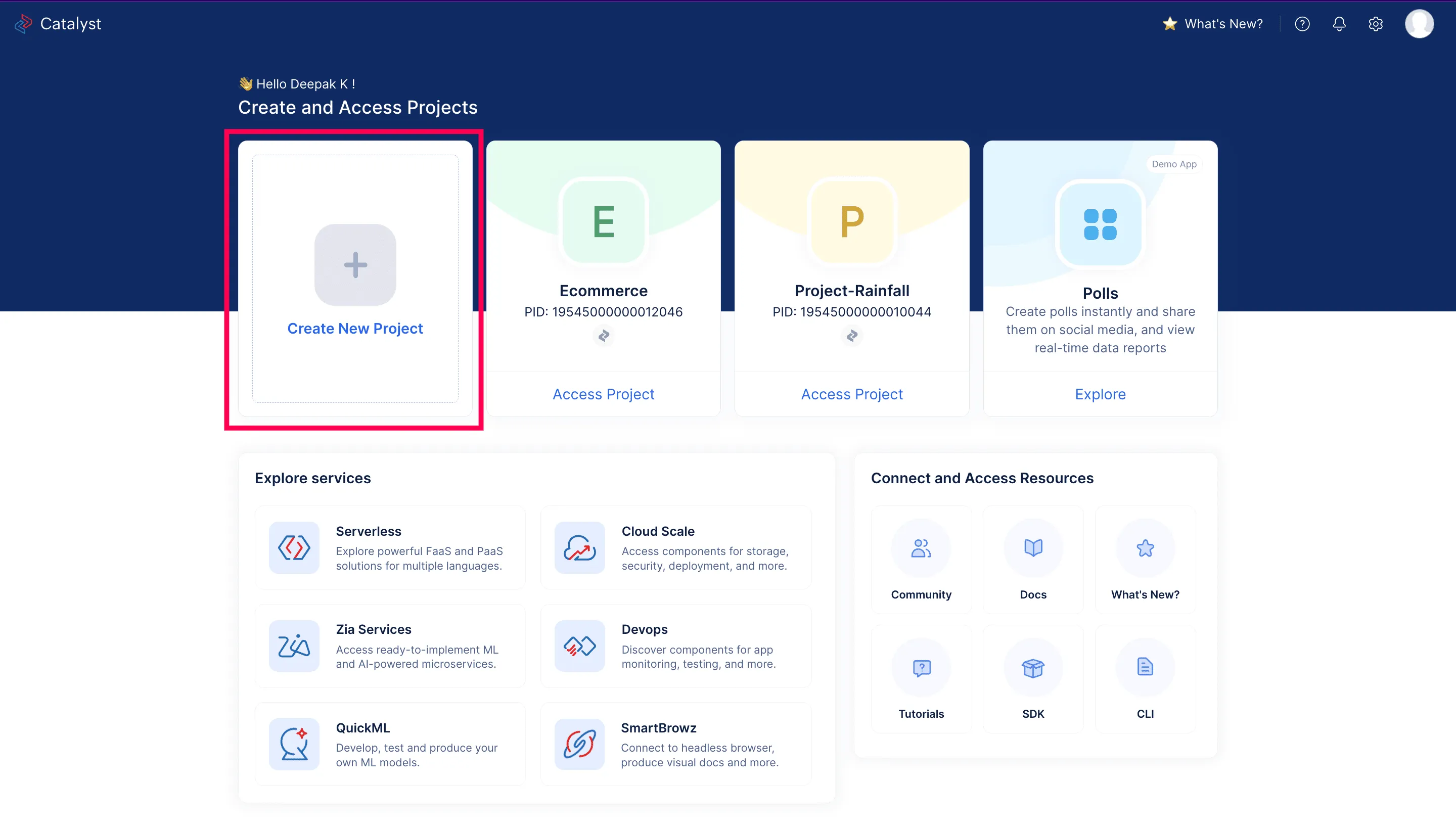 catalyst_authentication_create_project